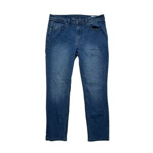 BUFFALO DAVID BITTON Jackson Straight Leg Jeans Size 36x32 Mens Stretch Denim